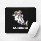 Capricorn Birthday Gift Zodiac Unicorn Costume Muismat (Met muis)