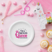 Capricorn Birthday Queen Zodiac Sign Soul Royalty Papieren Bordje (Feest)