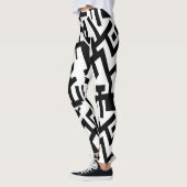 Capricorn Black White Leggings (Links)