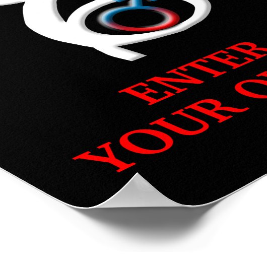 Capricorn Boy's Room Personalized Poster (Hoek)