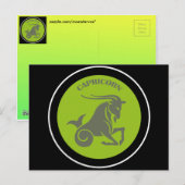 Capricorn Briefkaart (Voorkant / Achterkant)