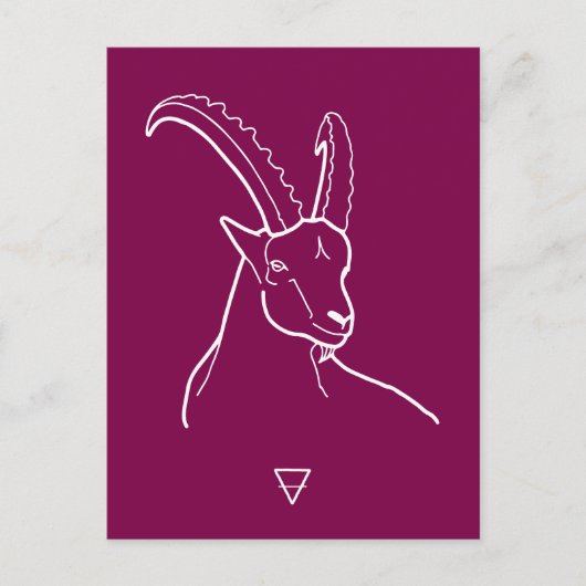 Capricorn Briefkaart (Voorkant)