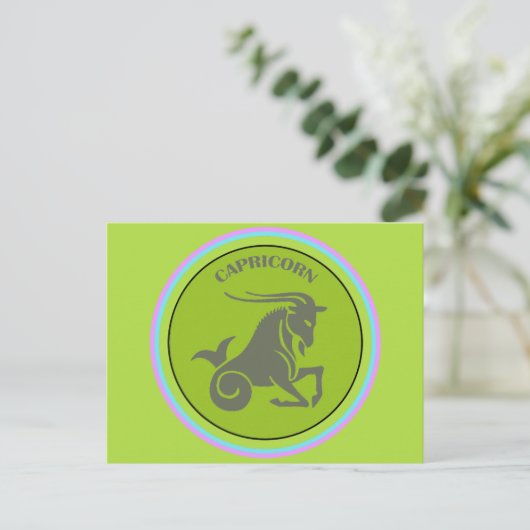 Capricorn Briefkaart (Staand voorkant)