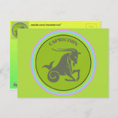 Capricorn Briefkaart (Voorkant / Achterkant)