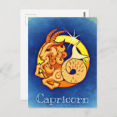 Capricorn Briefkaart (Voorkant / Achterkant)