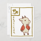 Capricorn Briefkaart (Voorkant / Achterkant)