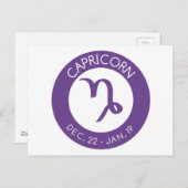 Capricorn Briefkaart (Voorkant / Achterkant)