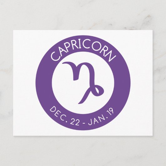 Capricorn Briefkaart (Voorkant)