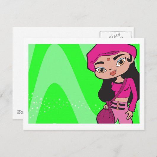 Capricorn Briefkaart (Voorkant / Achterkant)