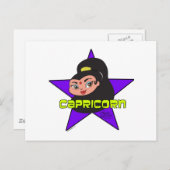 Capricorn Briefkaart (Voorkant / Achterkant)