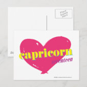 Capricorn Briefkaart (Voorkant / Achterkant)