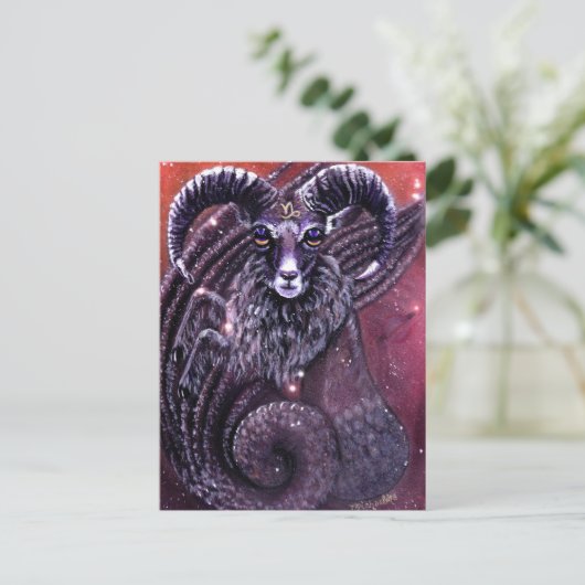 Capricorn Briefkaart (Staand voorkant)