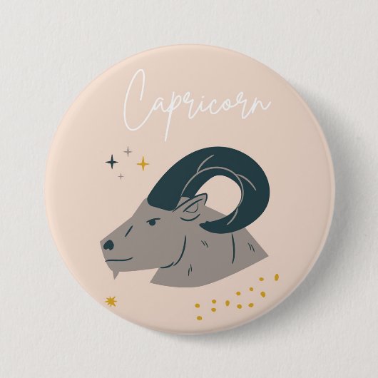 Capricorn button badge  (Voorkant)