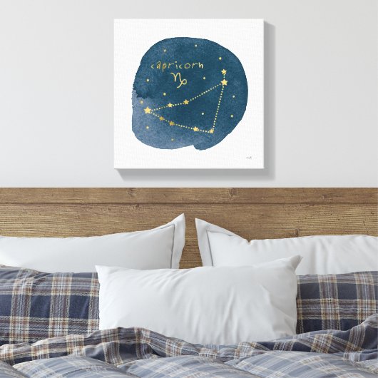 Capricorn Canvas Afdruk (Insitu (Slaapkamer))
