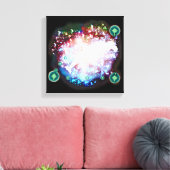 Capricorn Canvas Afdruk (Insitu (Woonkamer))