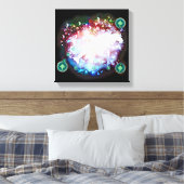 Capricorn Canvas Afdruk (Insitu (Slaapkamer))