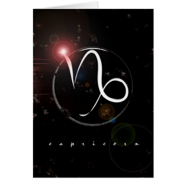 Capricorn card (Voorkant)