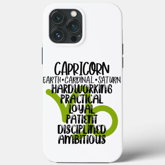 Capricorn Case-Mate iPhone Case (Achterkant)