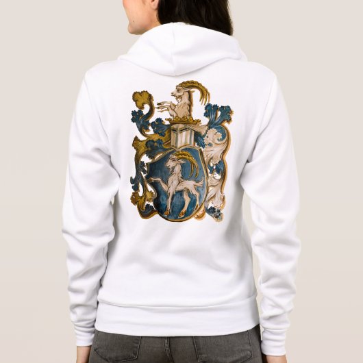 Capricorn Coat of Arms Hoodie Jacket (Achterkant)