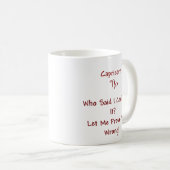 Capricorn Coffee Mok (Voorkant rechts)