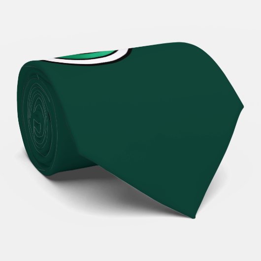 Capricorn Color Green  Stropdas (Opgerold)