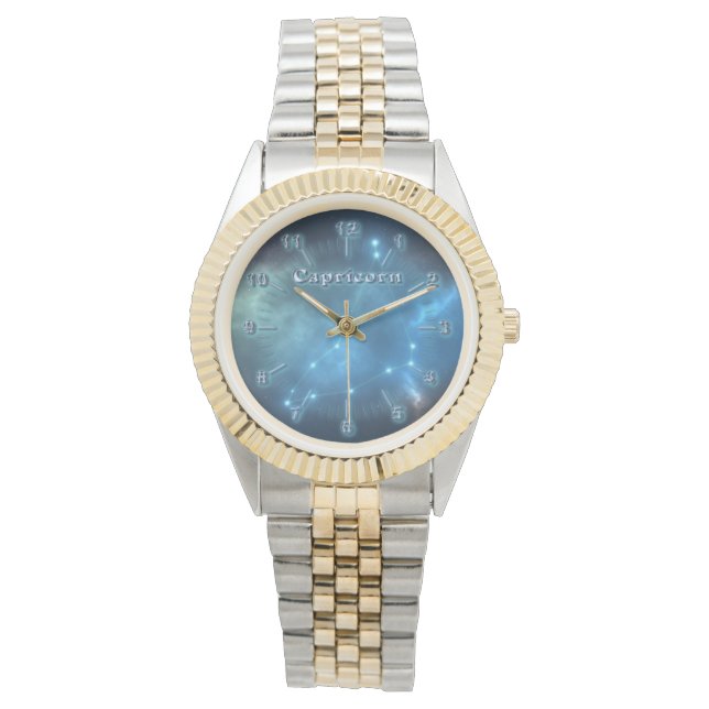 Capricorn constellatie horloge (Voorkant)