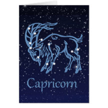 Capricorn Constellation and Zodiac Sign with Stars
