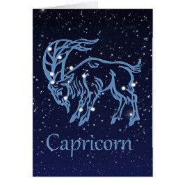 Capricorn Constellation and Zodiac Sign with Stars