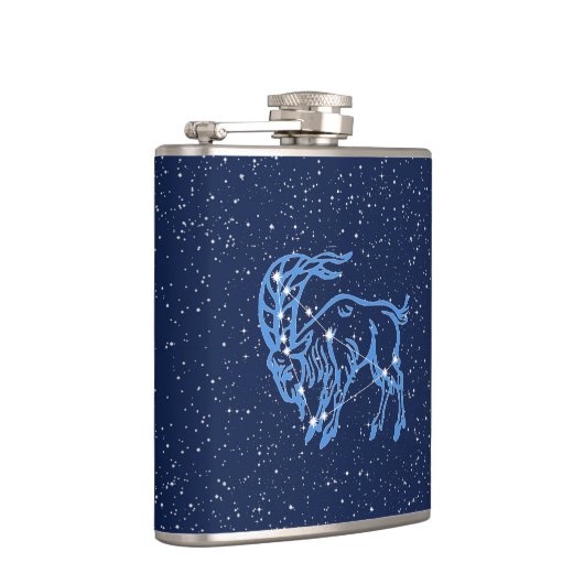 Capricorn Constellation and Zodiac Sign with Stars Heupfles (Rechts)