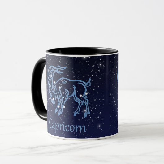 Capricorn Constellation and Zodiac Sign with Stars Mok (Voorkant links)