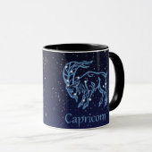 Capricorn Constellation and Zodiac Sign with Stars Mok (Voorkant rechts)