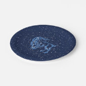 Capricorn Constellation and Zodiac Sign with Stars Papieren Bordje (Gekanteld)