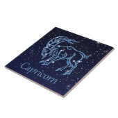 Capricorn Constellation and Zodiac Sign with Stars Tegeltje (Zijkant)