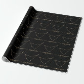 Capricorn Constellation Cadeaupapier (Uitgerold)