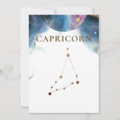 Capricorn Constellation, Celestial Table Number (Voorkant)