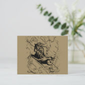 Capricorn Constellation  Engraving Hevelius Briefkaart (Staand voorkant)