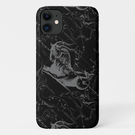 Capricorn Constellation Hevelius 1690 Engraving Case-Mate iPhone Case (Achterkant)