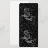 Capricorn Constellation Hevelius 1690 on Black (Voorkant / Achterkant)