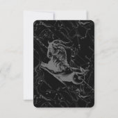 Capricorn Constellation Hevelius 1690 on Black (Voorkant)