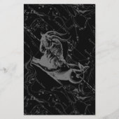 Capricorn Constellation Hevelius 1690 on Black Flyer (Voorkant)