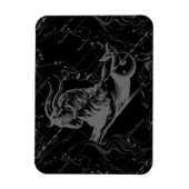 Capricorn Constellation Hevelius 1690 on Black Magneet (Verticaal)