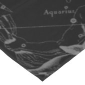 Capricorn Constellation Hevelius 1690 on Black Tafelkleed (Gekanteld)