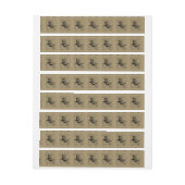 Capricorn Constellation Hevelius 1690 op Taupe (Vel)