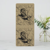 Capricorn Constellation Hevelius 1690 op Taupe (Staand voorkant)