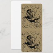 Capricorn Constellation Hevelius 1690 op Taupe (Voorkant / Achterkant)