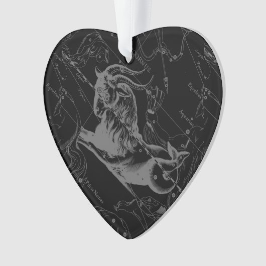 Capricorn Constellation Map  Hevelius 1690 Ornament (voorkant)