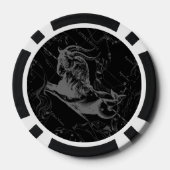 Capricorn Constellation Map Hevelius 1690 Pokerchips (Achterkant)