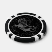 Capricorn Constellation Map Hevelius 1690 Pokerchips (Enkel)