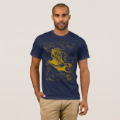 Capricorn Constellation Map Hevelius 1690 T-shirt (Voorkant volledig)
