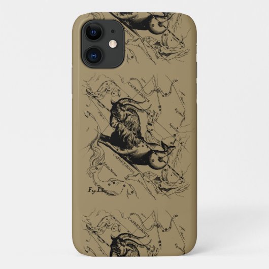 Capricorn Constellation Map Hevelius circa 1690 Case-Mate iPhone Case (Achterkant)